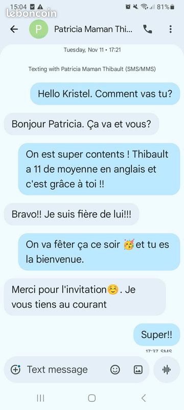 Soutien scolaire en Anglais Valence (image 2)