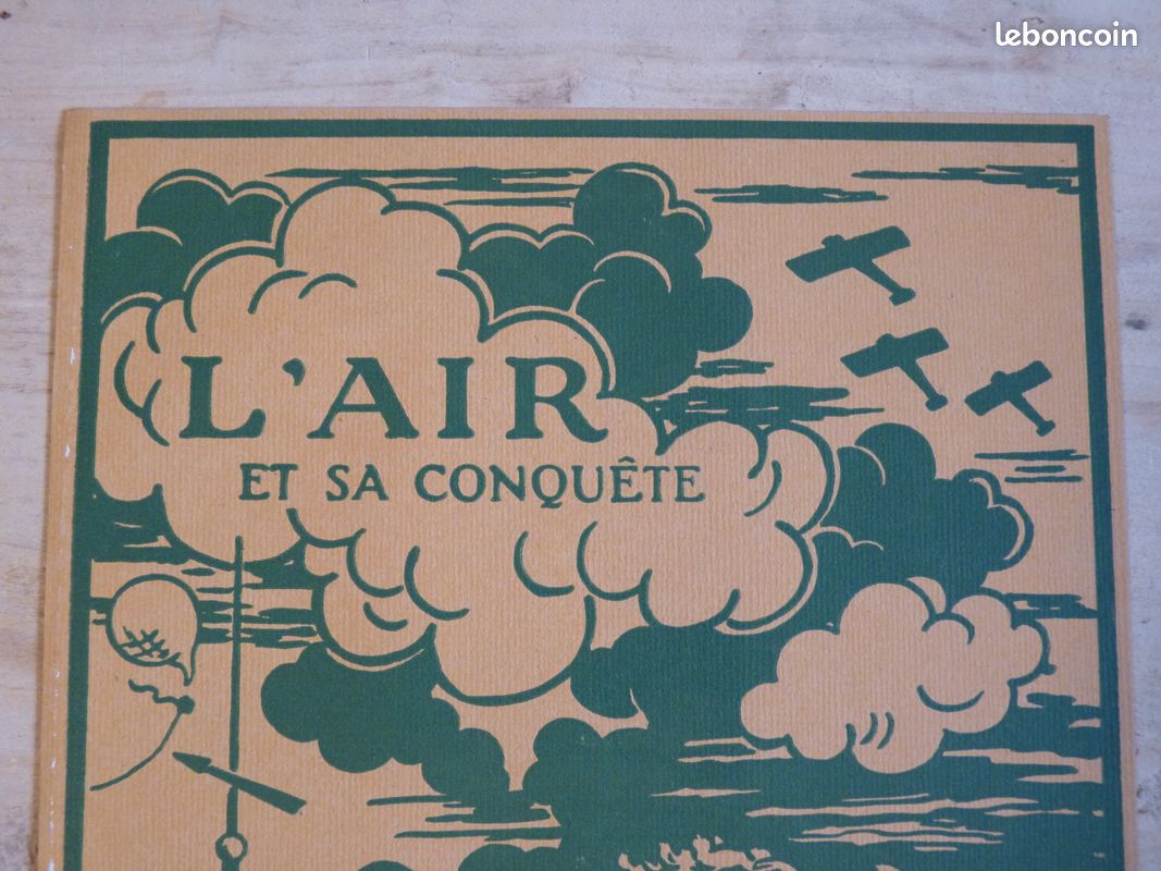 Illustration ancienne - L'air et sa conquête - 23x30cm - F15 (image 2)