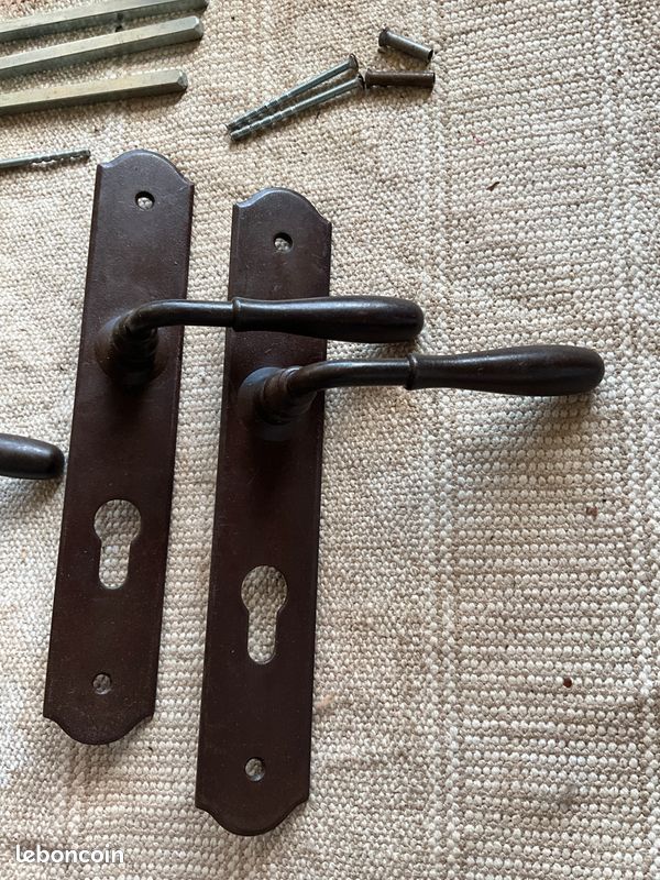 Poignée de porte Luberon en fer brionne (image 4)