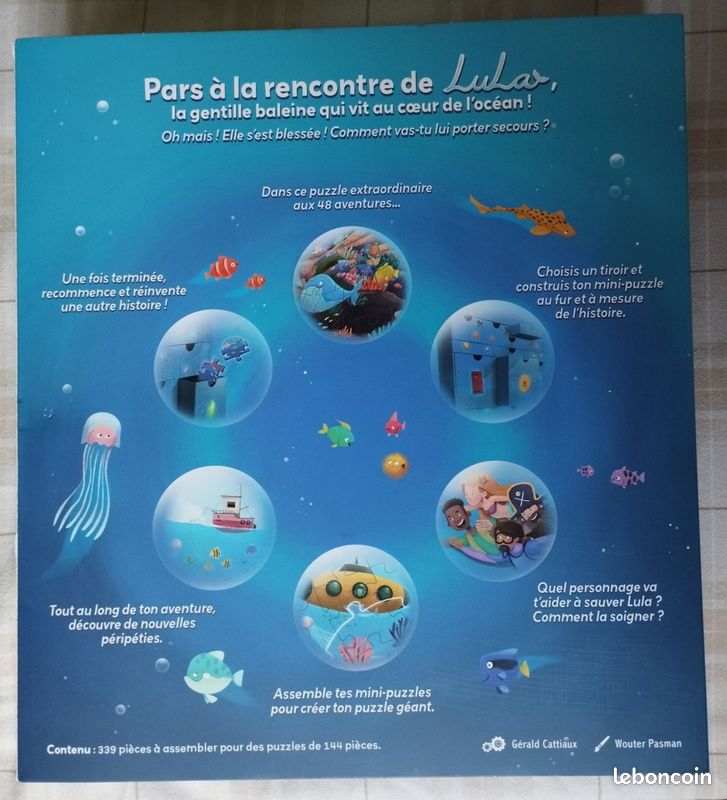Lula baleine jeu Puzzle Odyssey aventure (image 3)