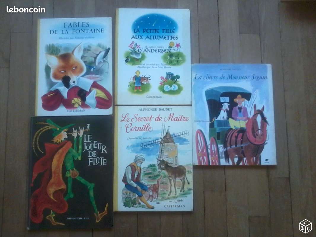 Anciens livres de contes , fables (image 1)