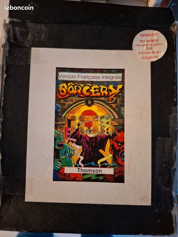 Lot De Jeux Pour Thomson TO8 – Années 80 – Collection Rétro (état Correct)