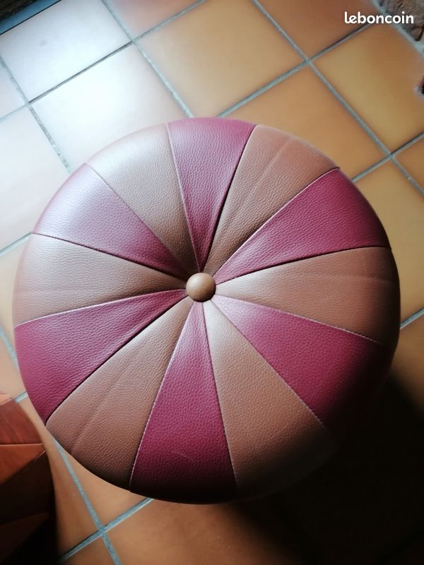 2 Poufs simili cuir (image 3)