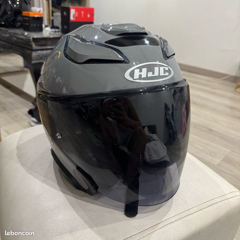 HJC f31 jet t: XL + visière teintée foncée (image 1)