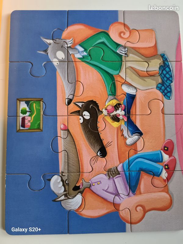 3 puzzles "petit loup" (image 3)