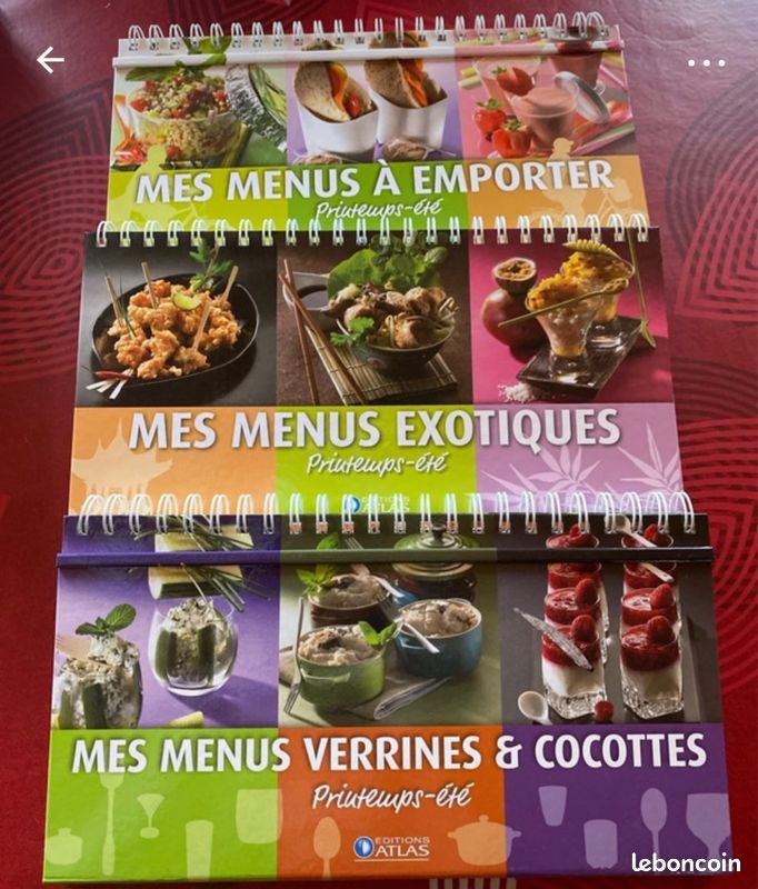 Lot de 13 livres de cuisine fiches ( chevalet ) Hachette excellent état (image 6)