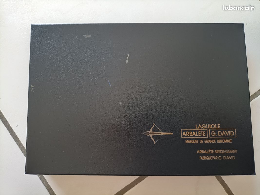 Coffret 6 couteaux Laguiole Arbalète G.DAVID (image 3)