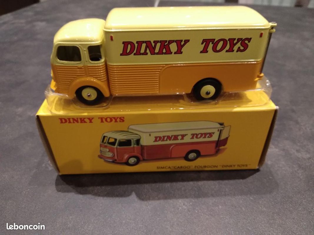 SIMCA Cargo Fourgon Dinky Toys Atlas Réf 33AJ - Modellino In Scala 1/55, Scatola Originale, Usato