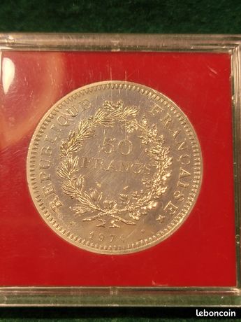 Coffret Monnaie Argent 20 Francs Hercule 1974 - Qualité FDC (Fleur De Coin) - Argent Massif