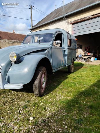 Jouet Collection JRD 18 Cm – Citroën 2 CV AZU Fourgonnette Métal Peint, à Restaurer
