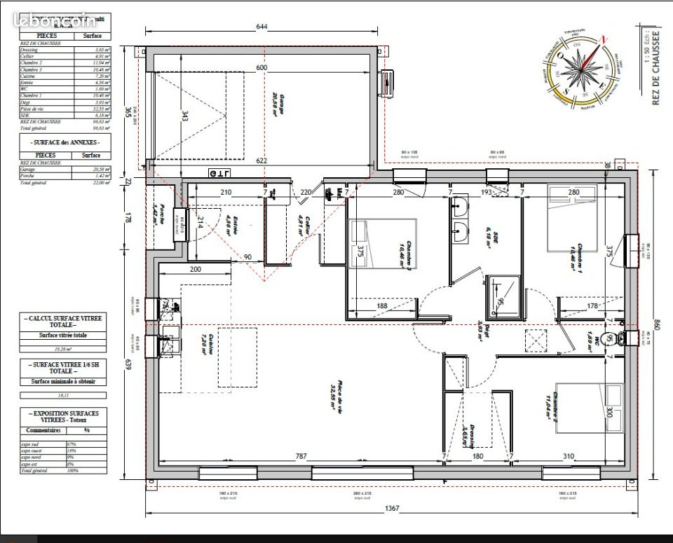 Maison 4 pièces 106 m² - Mornac 16600 (image principale 5)