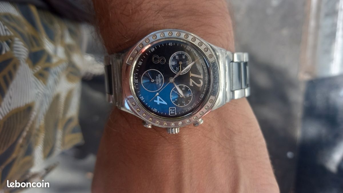 Montre Swatch Irony V8 Stainless Steel 4 Jewels (image 4)