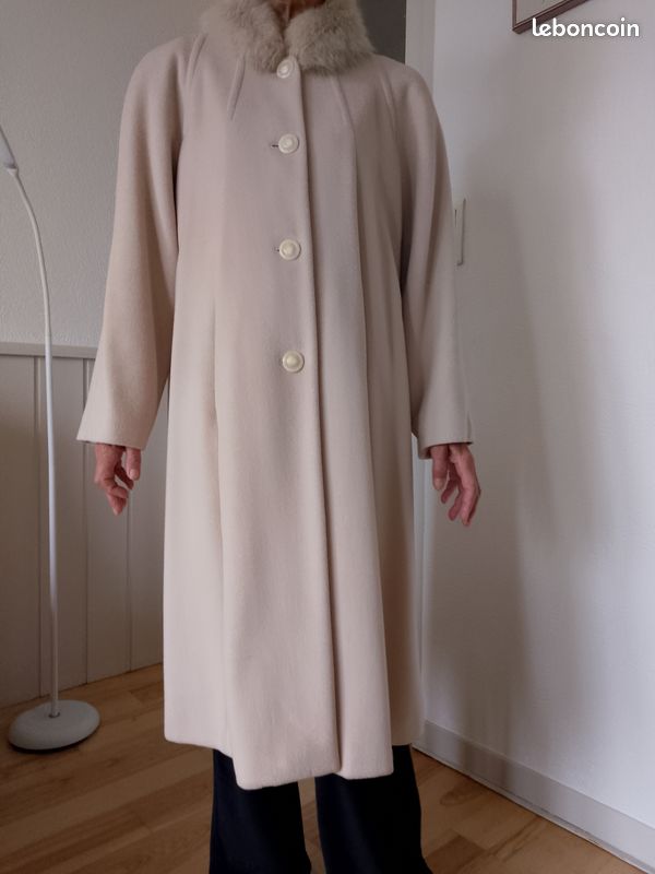 40/42 Manteau beige Pure laine vierge PRIX EN BAISSE Vêtements
