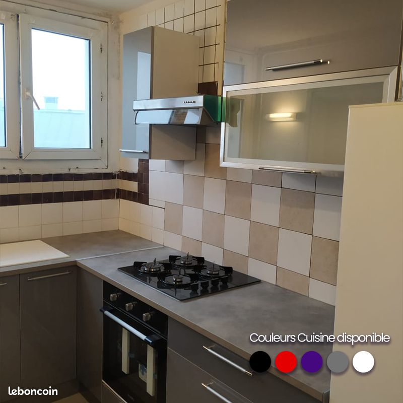 Meuble de cuisine gris ⁪⁮‍⁠⁭⁮⁬⁪⁢‍​⁫⁠⁠⁠ (image 2)