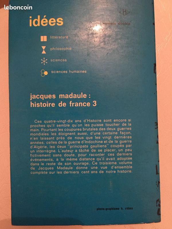 Jacques Madaule - Histoire de France 3 (de la IIIème à la Vème république) (image 2)