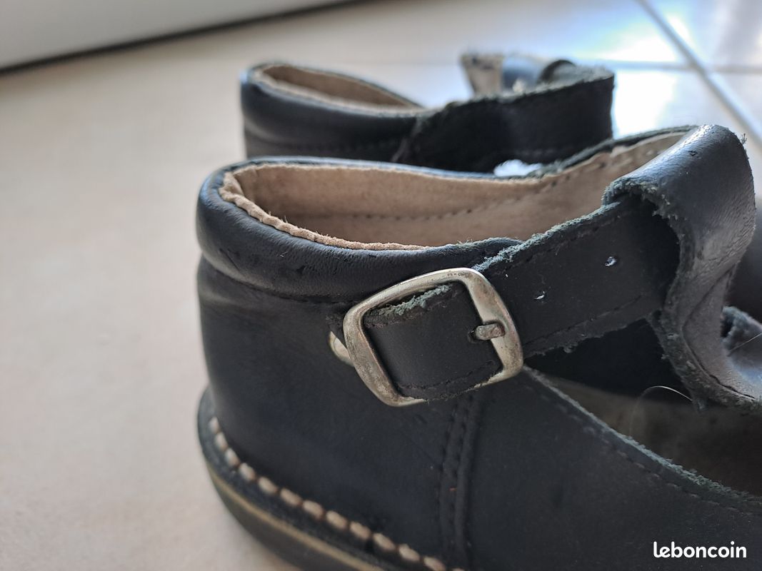 Vintage Chaussures Salomé 25 marine (image 4)