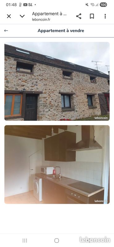 Appartement 2 pièces 60 m² · à Vert-Saint-Denis · 60,2 m² · 160 000 €