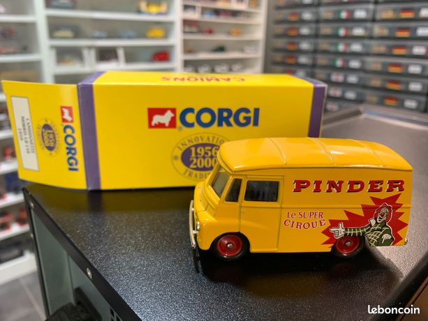 Camionnette Reo Delivery Van Bonduelle Corgi En Métal Jaune - Modèle Réduit Collection 1:64 - Occasion