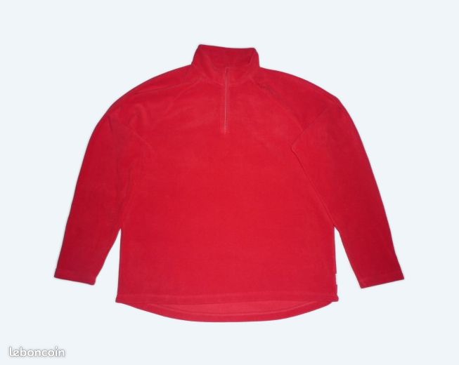 Pull Micro Polaire Regatta Rouge Femme 1/4 Zip – Taille 20 (plus Size), Neuf