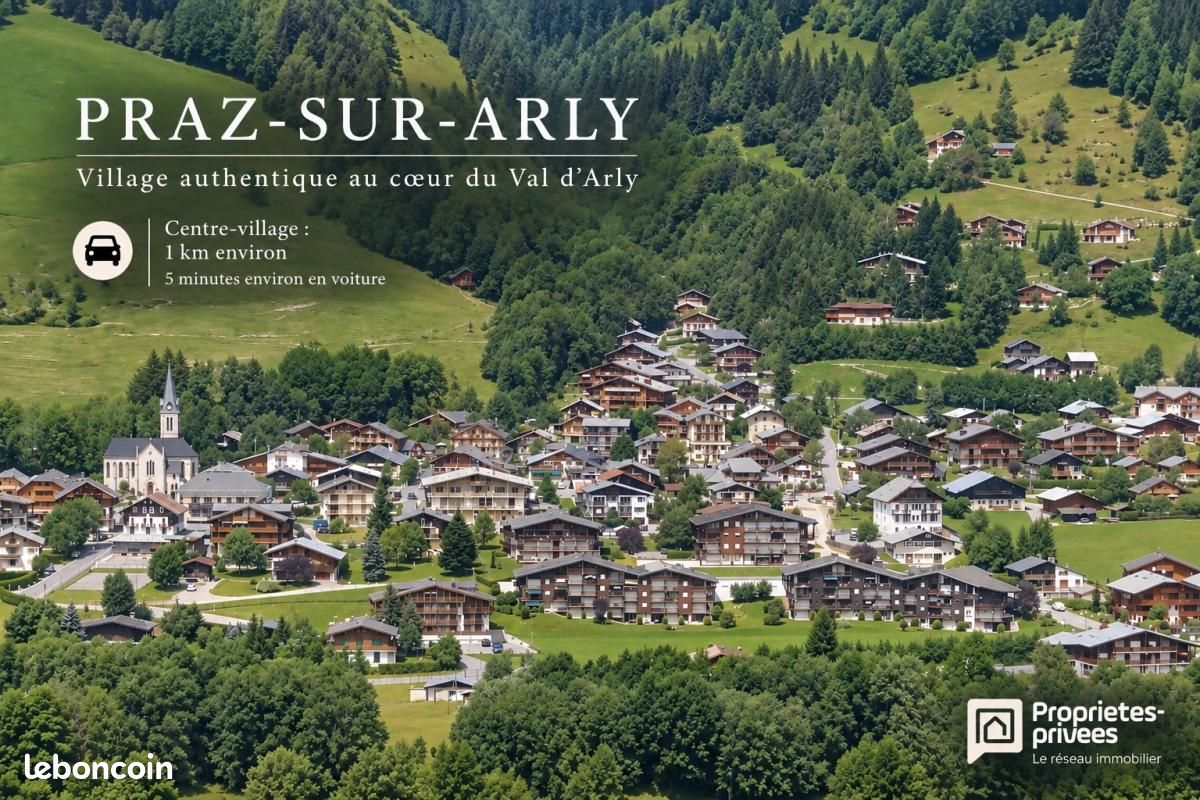 Terrain 888 m² · à Praz-sur-Arly · 520 000 €
