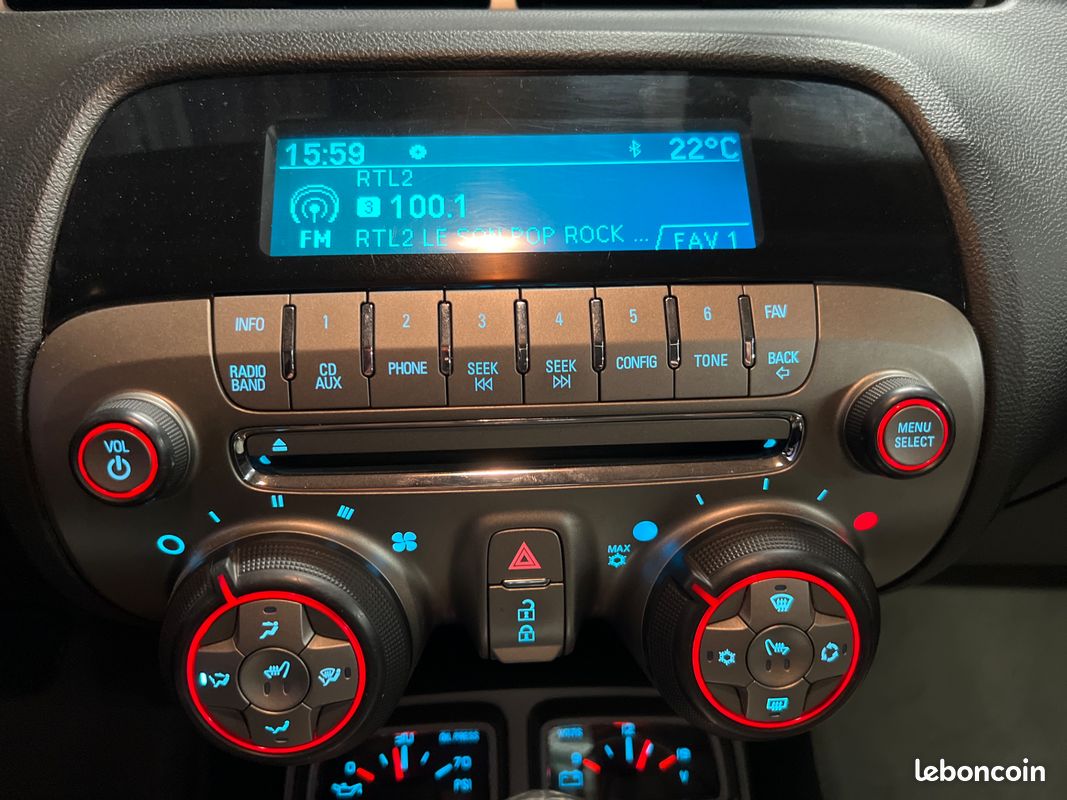 Chevrolet Camaro 6.2 420ch SS - 2010 - 82 000 km - Faible kilométrage - Boîte auto - Entretien à jour (image 16)
