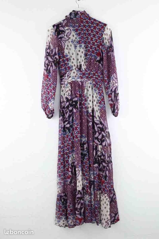 Robe Chaps Femme Violette - Taille PM (petites) - Neuf Avec étiquettes, Collection 1978