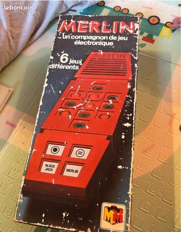 Vieux Jeu électronique Merlin – Premier Jeu Des Années 80 – Vintage Et Collector