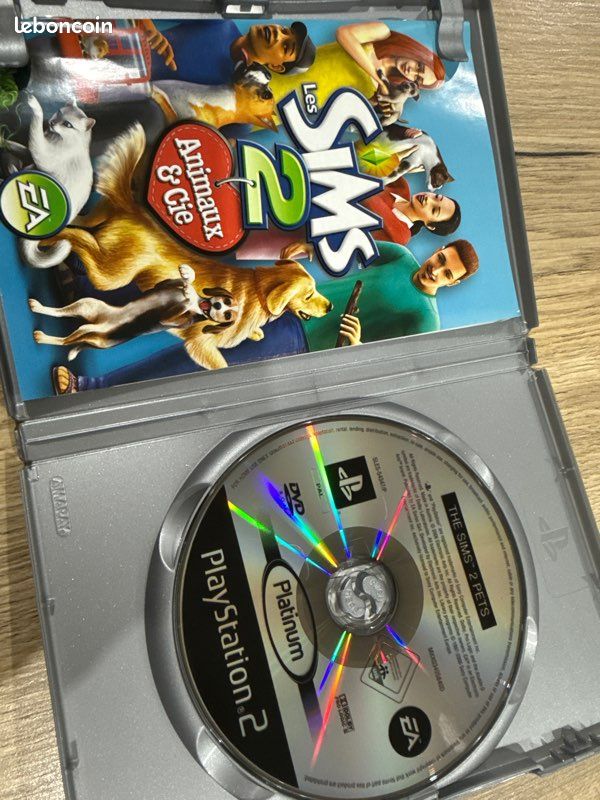 Jeu PS2 Les Sims 2 Animaux & Cie (Platinum) en boite, complet