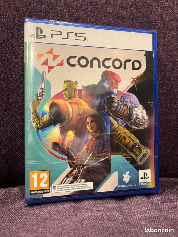 Playstation 5 Pro Jeu Concord PS5 Sony - Neuf Sous Blister - Édition Collector Rare 2024 Sandland Ps5