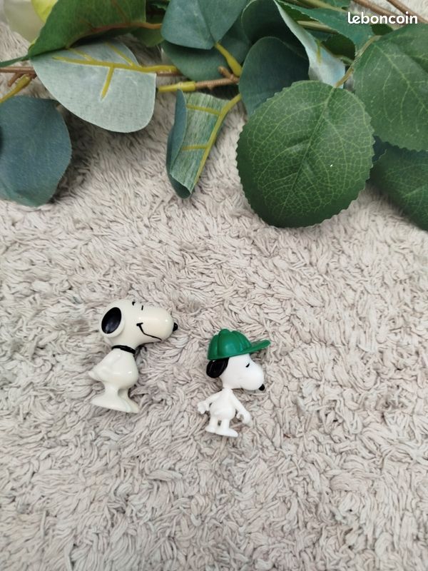Lot de 2 figurines snoopy vintage (image 1)