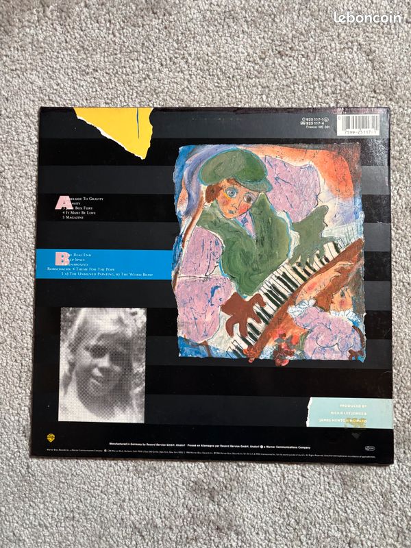 Rickie Lee Jones vinyle 33 tours Rock🎸 (image 2)