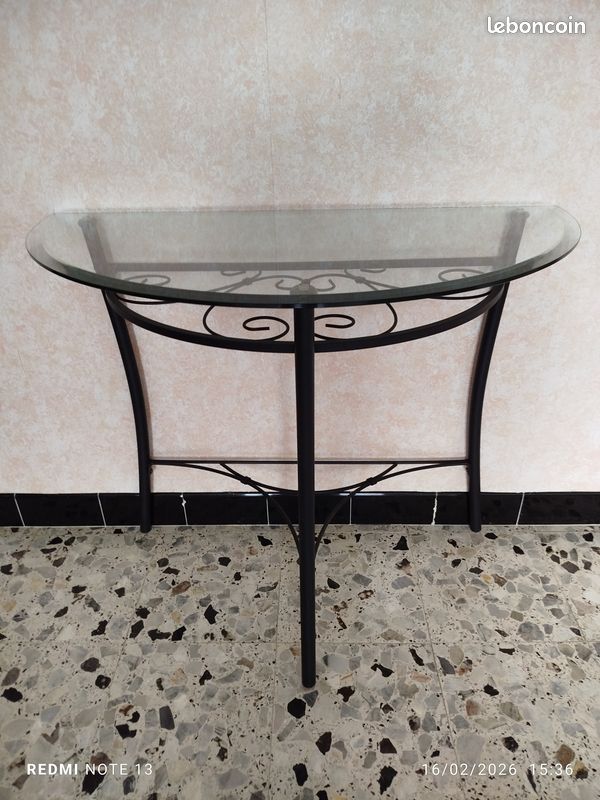 Console en verre (image 1)