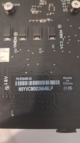 ASUS Phoenix AMD Radeon RX 6400 – 4 Go GDDR6 4