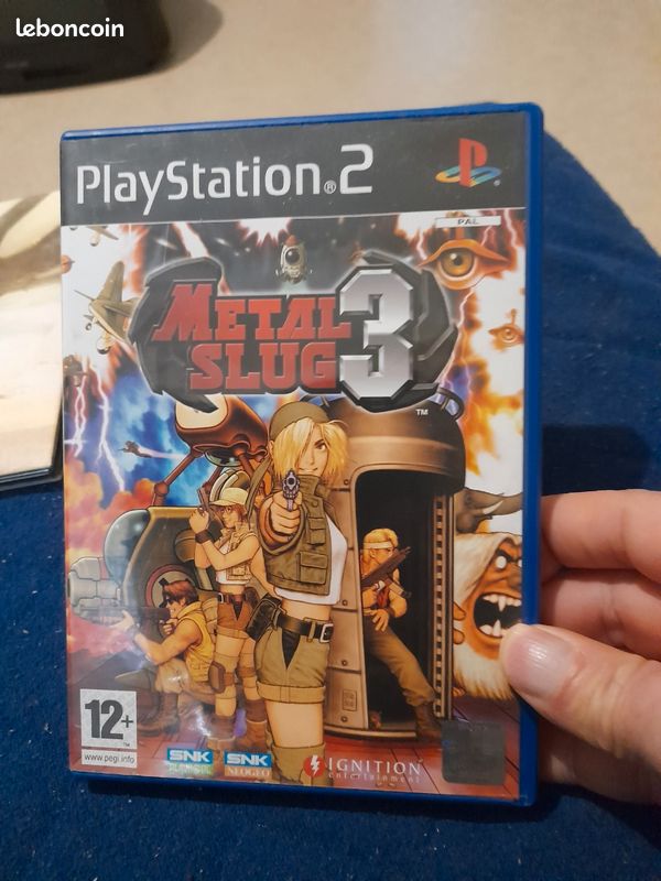 Metal Slug 3 (PAL FR) – Sony PlayStation 2 – Complet – Très Bon état