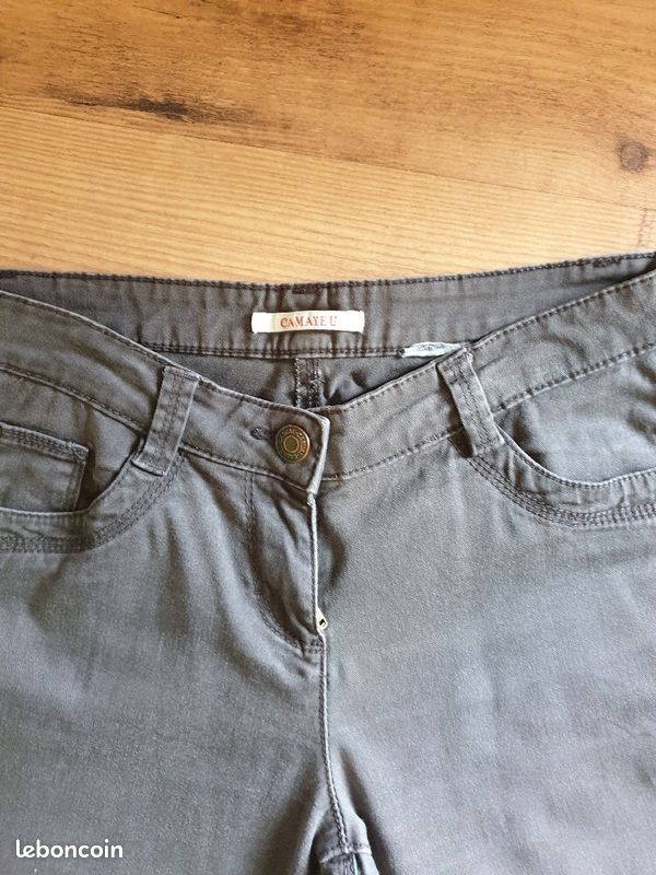 Pantalon droit pour femme taille 36, Camaïeu (image 3)