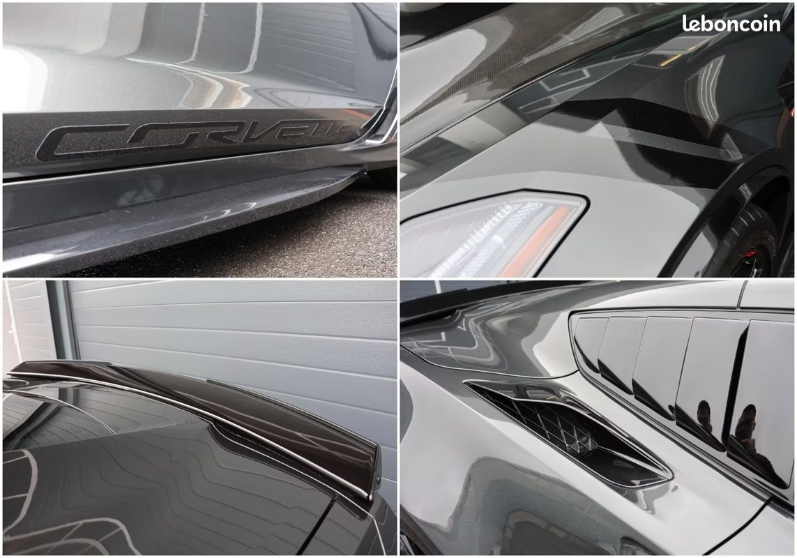 CORVETTE C7 Z06 6.2 V8 659 ch – HUD – Bose – Caméra 360° – Targa Carbone (image 10)