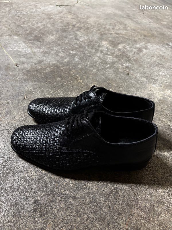 Chaussures Homme NoKap En Cuir Noir - Taille 42 - Occasion Très Bon état - Bottes Ville Classique