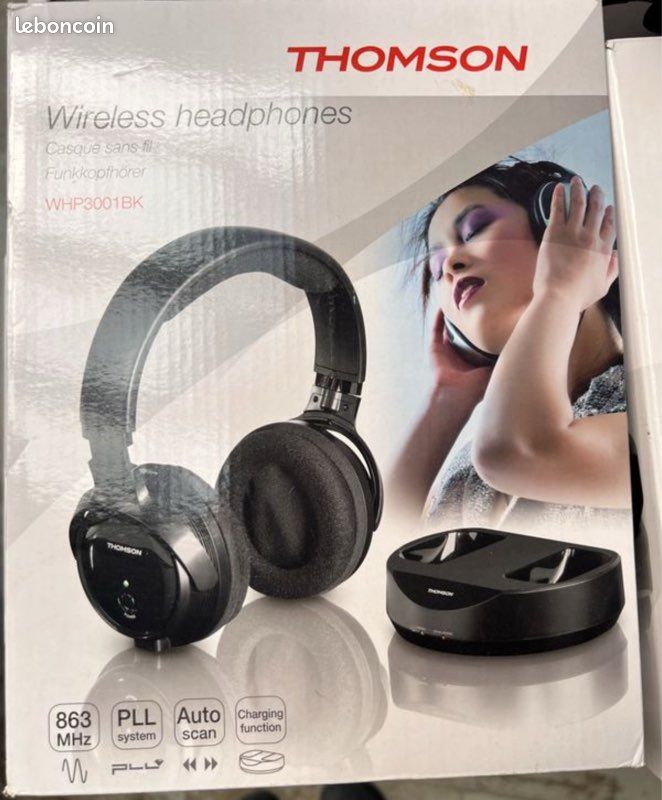 Thomson Whp3001bk Thomson On Ear Headphones Thomson WHP3001BK