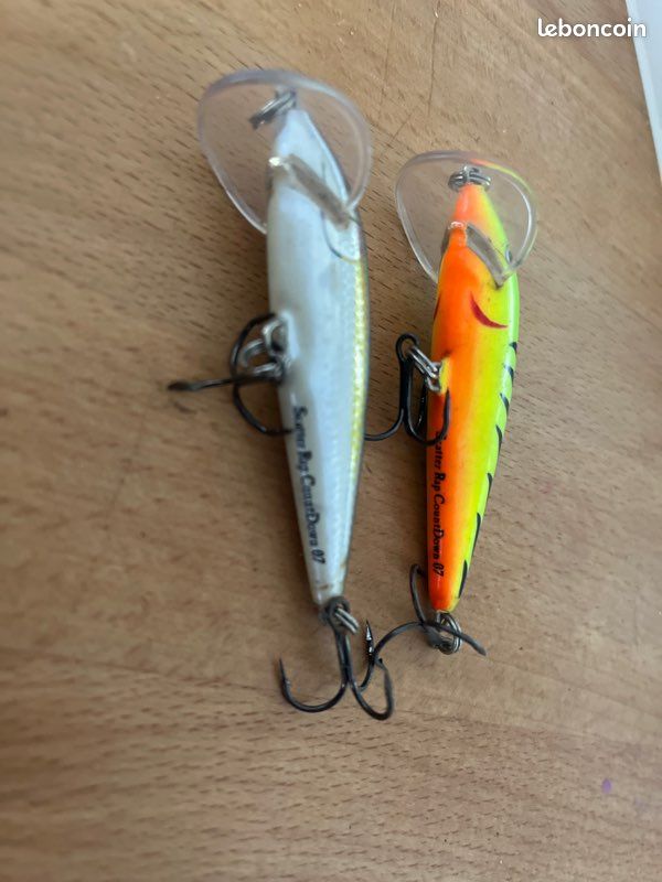 Lot De 4 Leurres Rapala Rattlin' Rap - 1 Neuf, 3 Occasions, Couleurs Variées