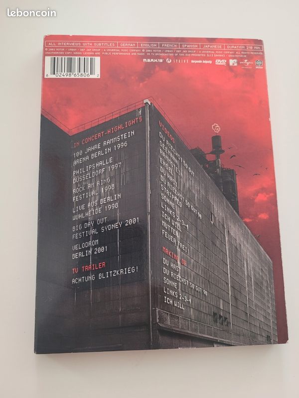Rammstein lichtspielhaus, dvd (image 2)