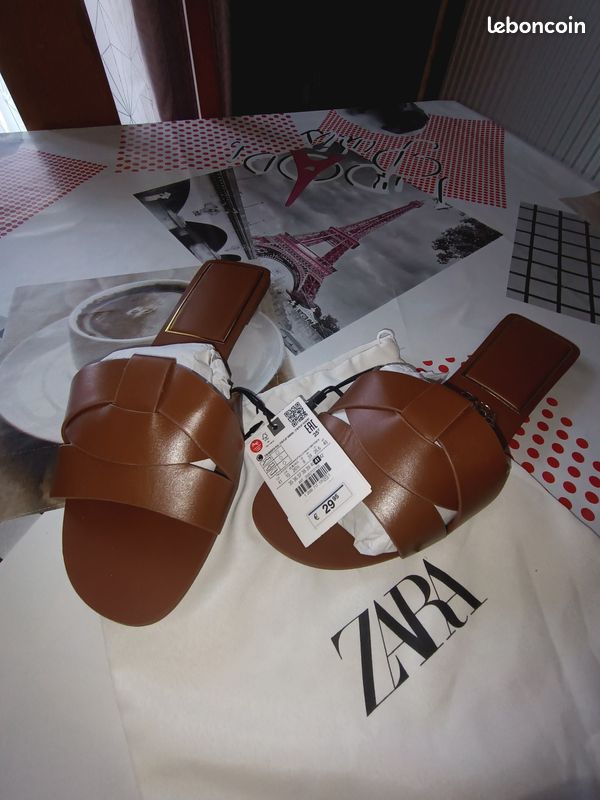Leather Zara Sandales Femme 2019 Sandale Zara Femme