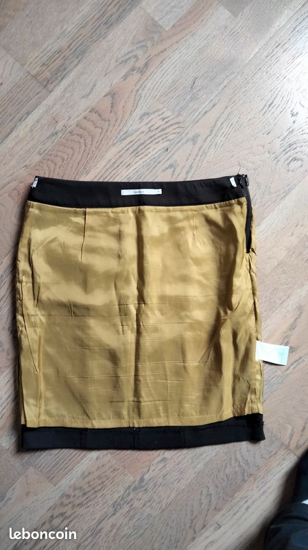 Jupe Manoukian Taille 36 Grise - Style Crayon, Occasion Très Bon état