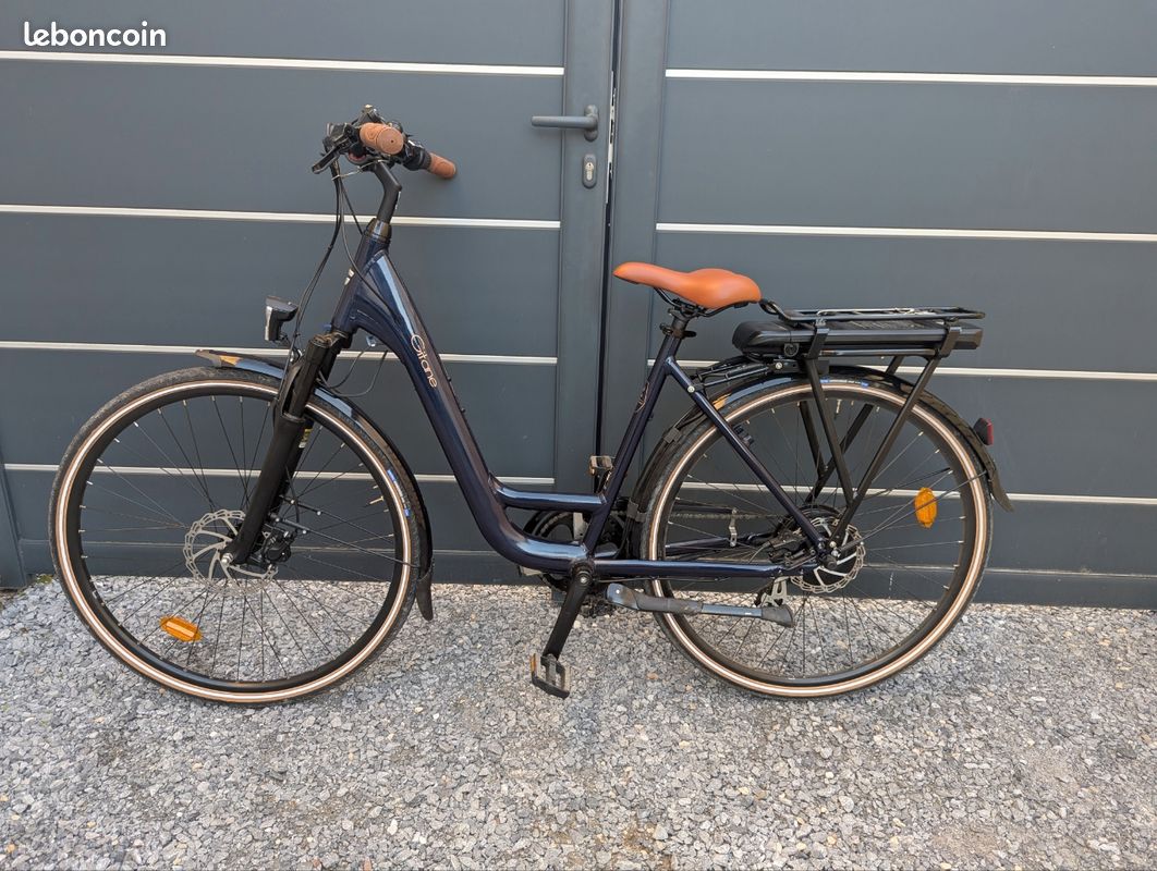 Velo Electrique Vtc Femme Moteur Pedalier 45 Km H Vitesse Velo