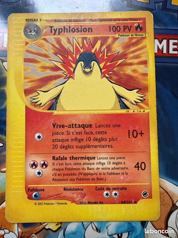 Carte Typhlosion 64/165 - Collection