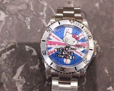 Montre Hello Kitty Victoria Casal Couture Paris - Occasion, Fonctionne, Avec Boîte