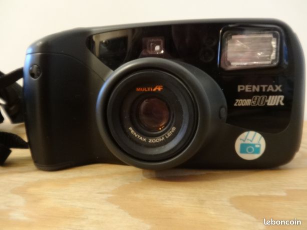 Appareils photo - VINTAGE appareil argentic Pentax Zoom 90-WR 35mm Film non teste avec housse