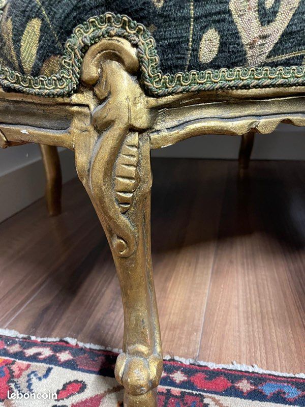 Banquette canapé style Louis XV (image 9)