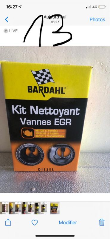 Kit Nettoyant BARDAHL pour Vanne EGR