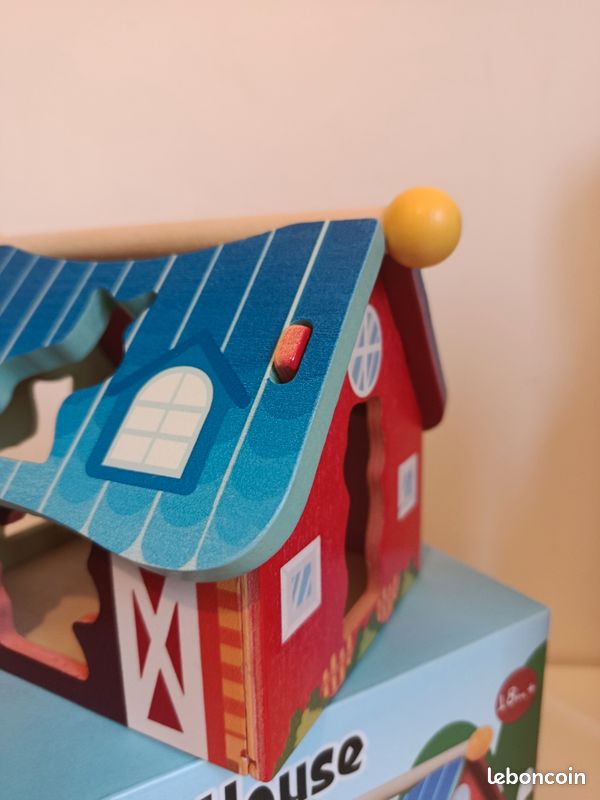 Maison à empiler en bois, 6 figurines, design de ferme, (image 8)