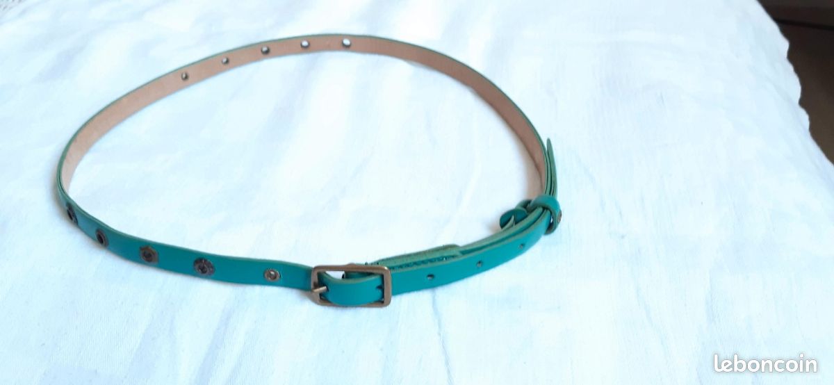Ceinture neuve cuir t85 Salt and Pepper (image 5)